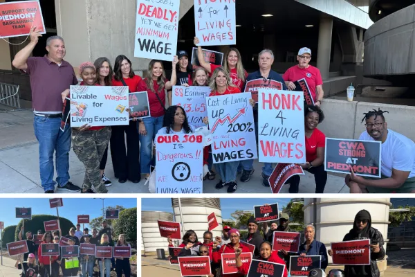 Piedmont Agents mobilize for a strong contract